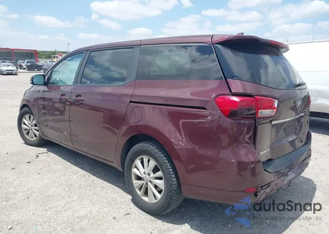 2017 Kia Sedona Lx из США, поврежденный, VIN KNDMB5C12H6231567